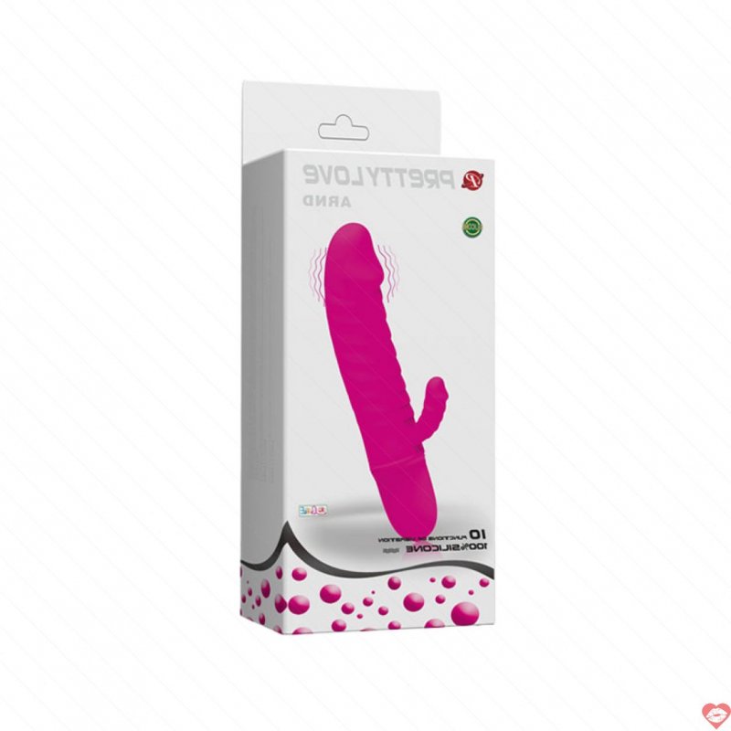 Dương vật silicon nhỏ nhắn rung PrettyLove Arnd