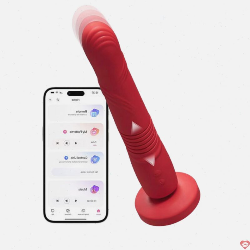 Dương vật giả Lovense Gravity kết nối app rung thụt mạnh mẽ, cao cấp 