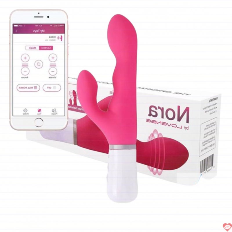 Lovense Nora Dương Vật Giả Điều Khiển Từ Xa Bằng Smartphone Qua App