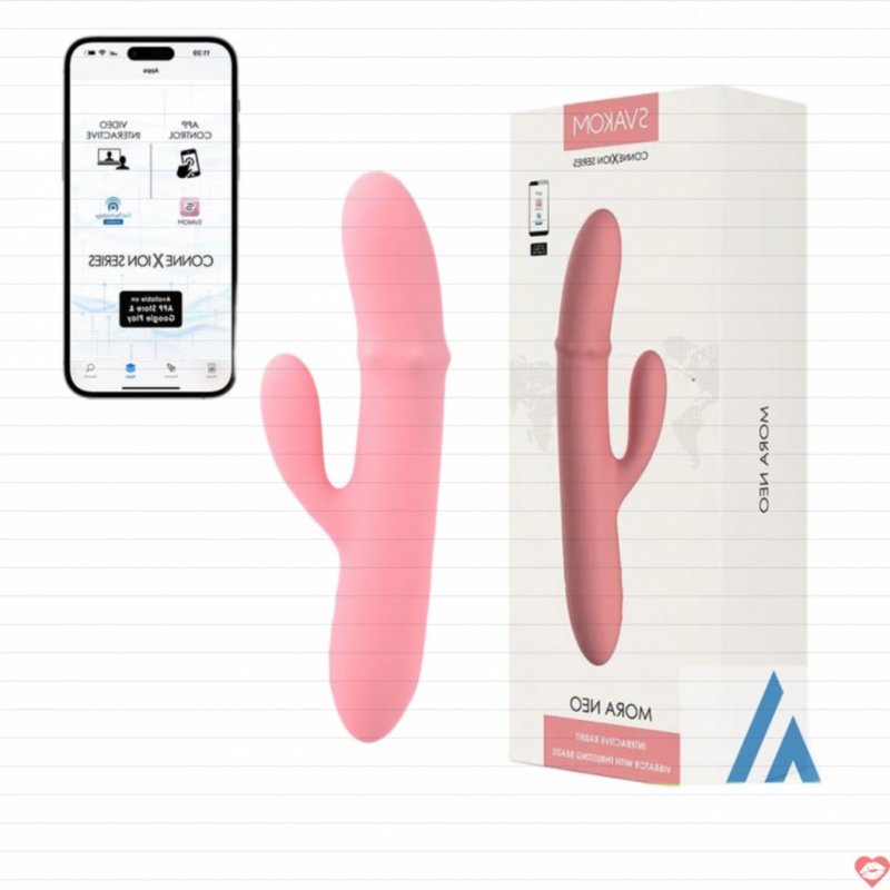 Svakom Mora Neo chim giả rung có gai di chuyển kết nối App