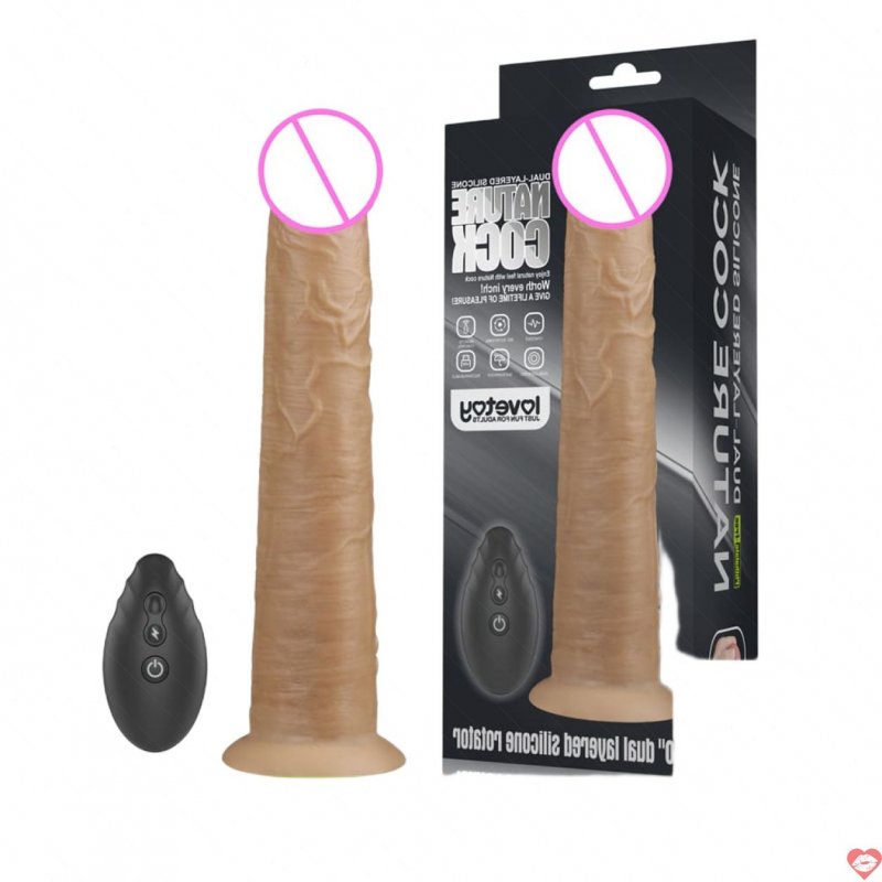 dương vật giả gắn tường rung mạnh lovetoy nature cock 10 cao cấp 