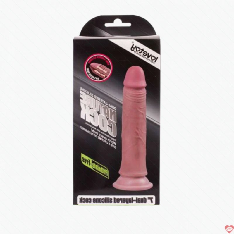 Dương Vật Silicon 2 Lớp Gắn Tường Lovetoy