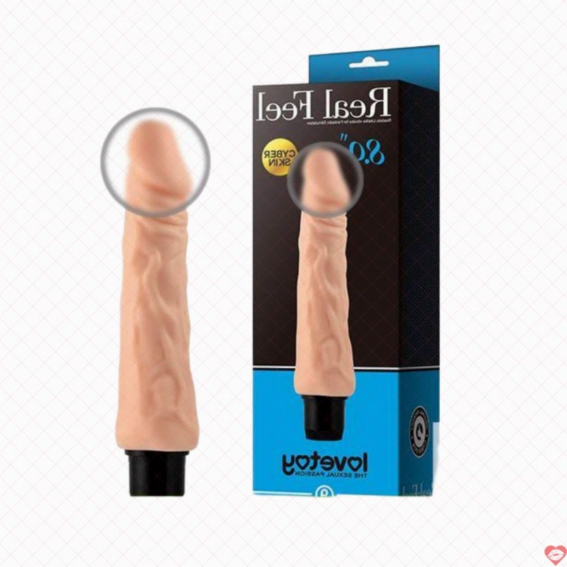 Dương vật giả giá rẻ siêu rung mền mịn như thật Lovetoy Real Feel