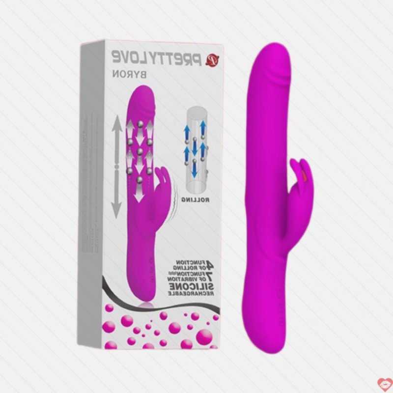 Dương vật giả Pretty Love Byron rung ngoáy xoay bi