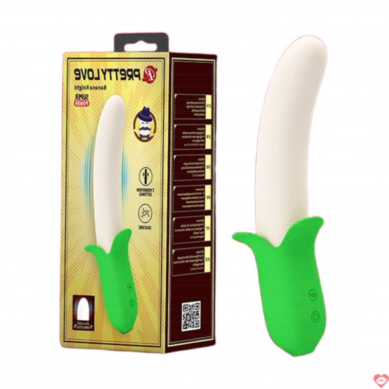 Dương vật giả trái chuối rung Pretty Love Banana Knight