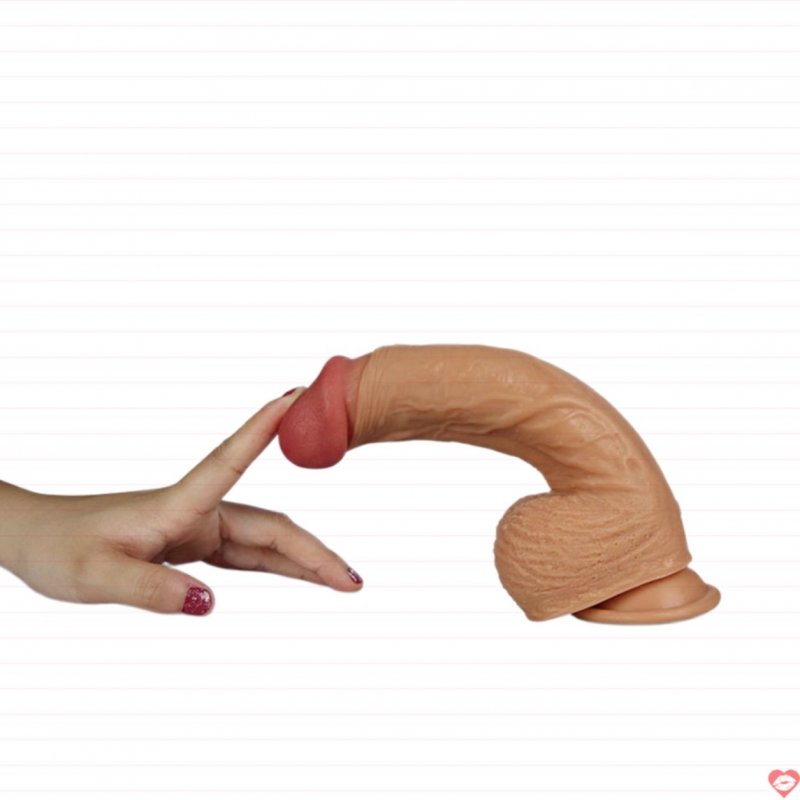 Dương vật siêu mềm rung 7 chế độ Lovetoy kích thích điểm G 