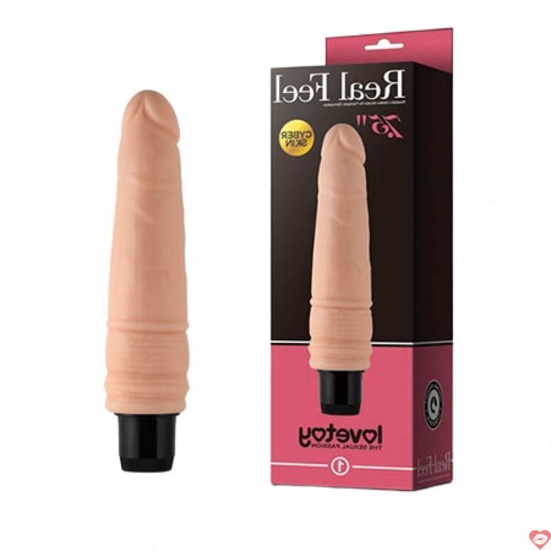 Dương vật giả Lovetoy Real Feel- mềm mịn như thật  rung kích thích