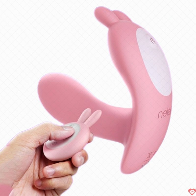 Dương vật mini tai thỏ bỏ quần lót có điều khiển từ xa.