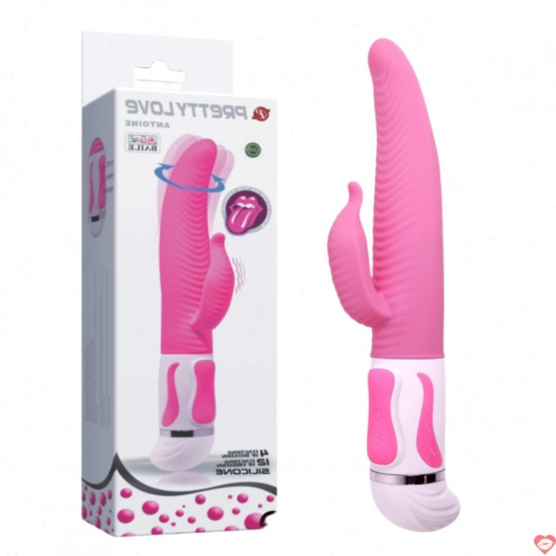 Dương vật giả lưỡi Prettylove Antoine rung ngoáy