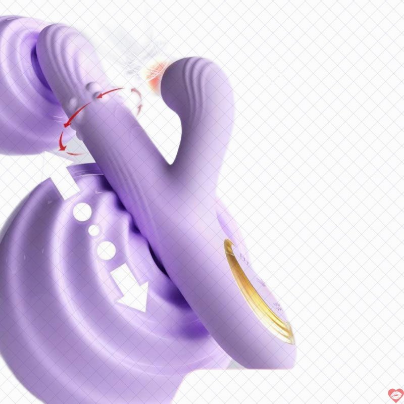 Dương vật giả Mizzzee Nashi hút rung bi xoay thụt Silicone