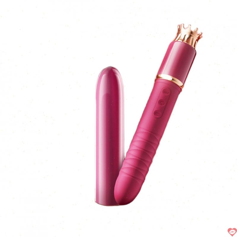 Máy rung thỏi son Jiuuy King Tabitha 2in1 Thụt rung phát nhiệt