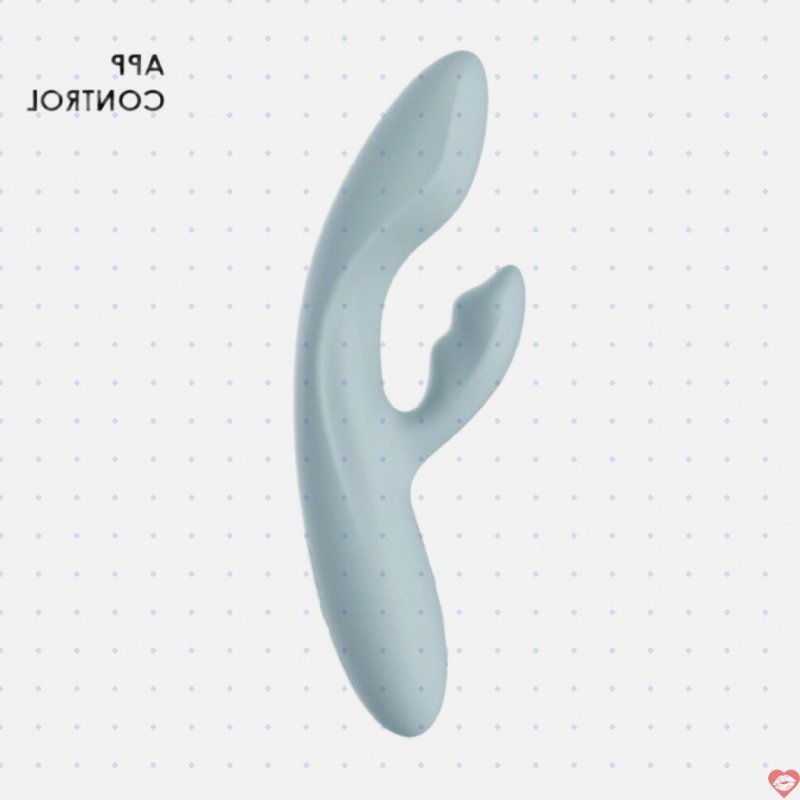 SVAKOM Chika sextoy điều khiển bằng App 2 nhánh rung sưởi ấm 38 độ C