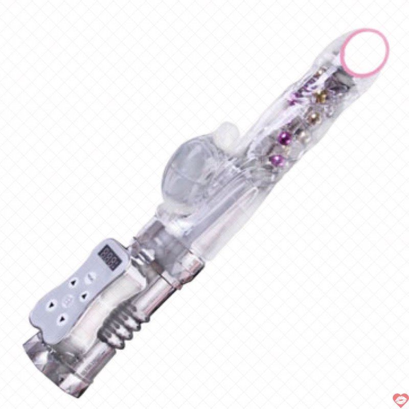 Dương Vật Giả Đa Năng JIUAI: Màng Hình LCD - Rung - Ngoáy