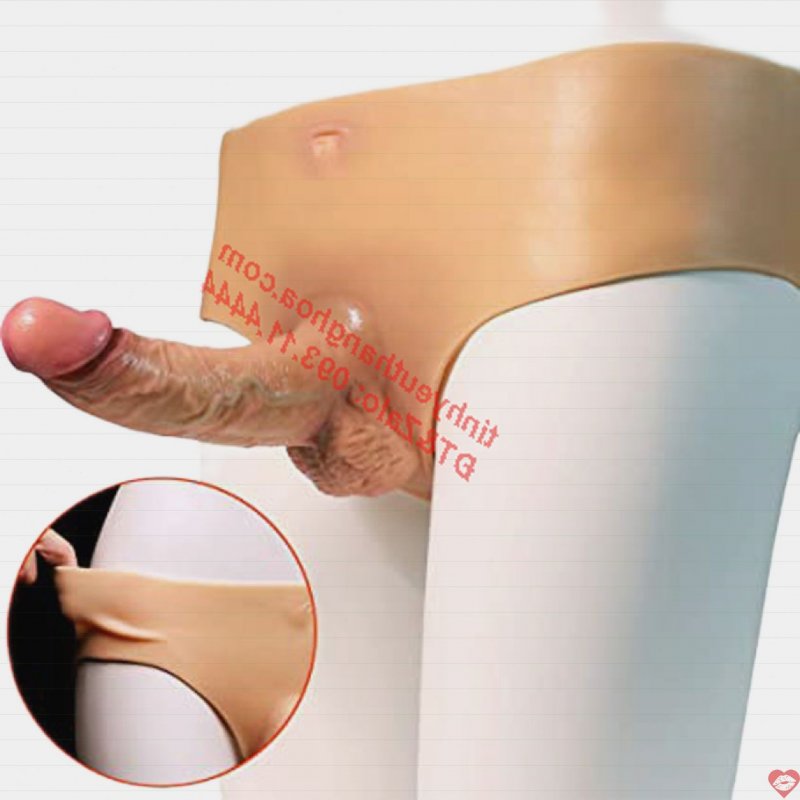 Dương vật giả liền quần silicon mềm mại co giãn chống nước 