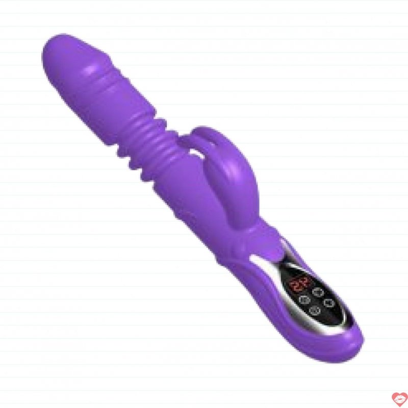 Dương vật giả cao cấp tỏa nhiệt rung thụt đa năng – DV 03