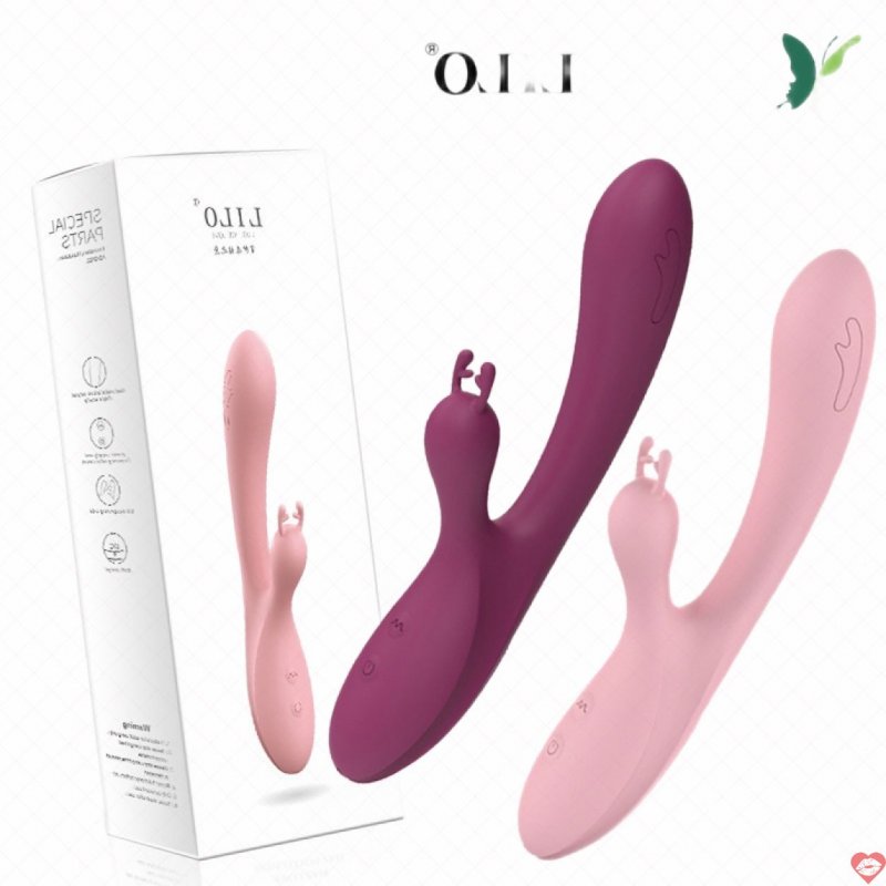 Máy rung Massage cao cấp LILO sừng hươu rung kép CR 01