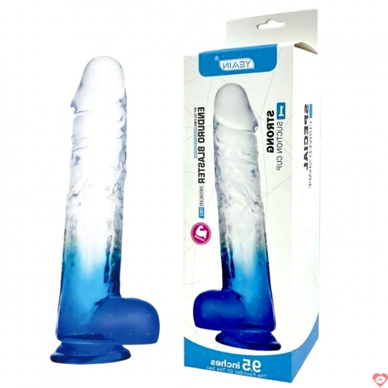 Dương Vật Giả Yeain Gắn Tường Trong Suốt ENDURO BLASTER Size Khủng 9.5 inch