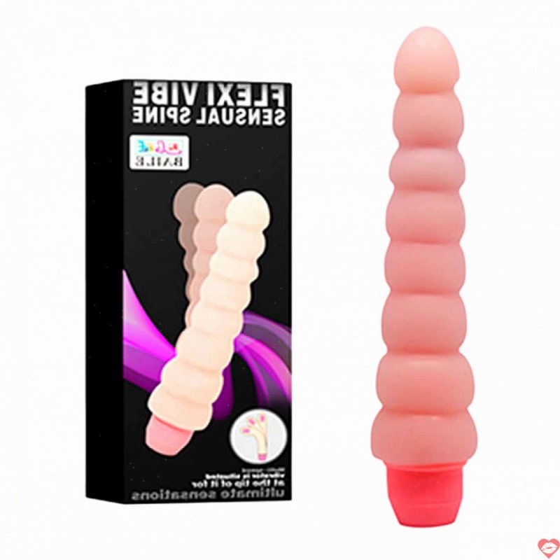 Dương Vật Giả Rung Mạnh Trái Me Flexi Vibe Sensual Spine Baile