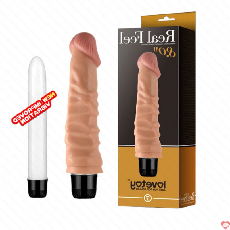 Dương Vật Giả Lovetoy Real Feel Rung Siêu Gân