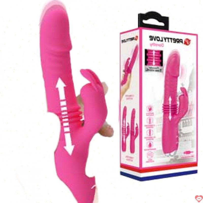 DV39H Dương vật giả rung thụt cao cấp an toàn cho nữ tự sướng 