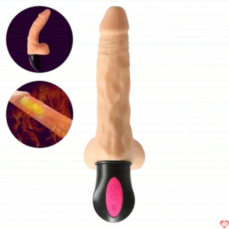 Dương vật giả silicon DV44G siêu rung sưởi ấm mềm mại trải nghiệm đỉnh 