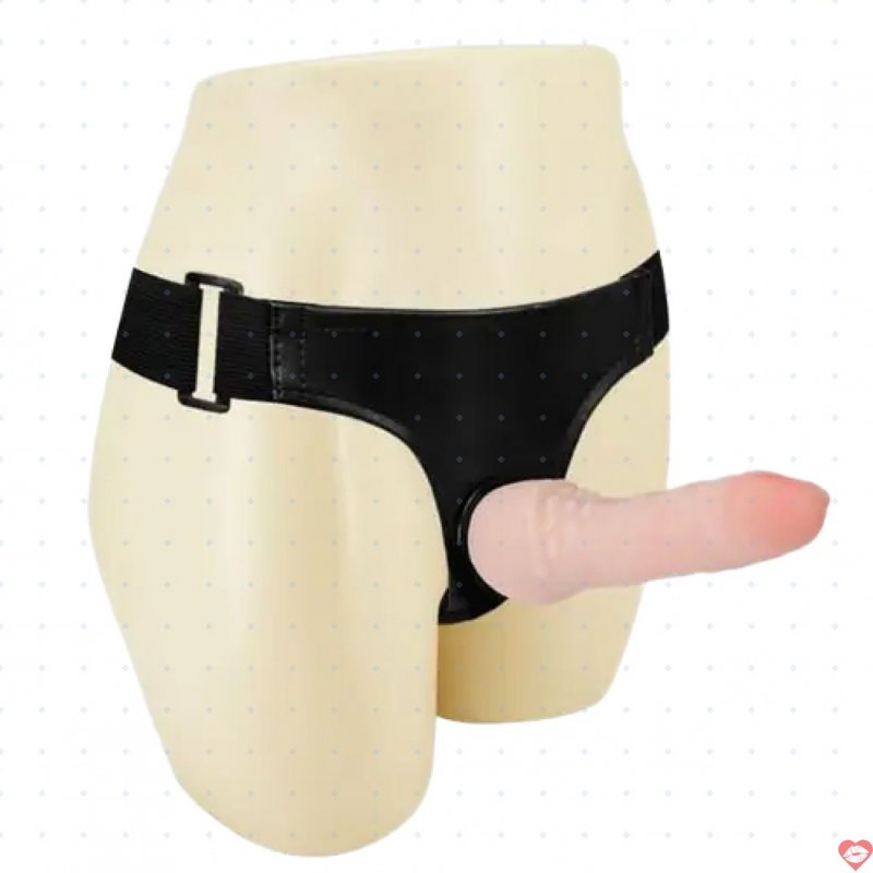 Chim giả có dây đeo mềm mại như thật DC65X với gân nổi và mấu kích thích âm vật mang