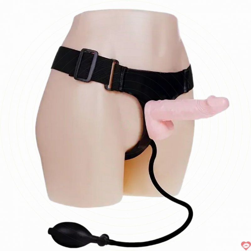 Cu Giả Có Dây Đeo Bơm Hơi Tăng Kích Thước Cực Phê Âm Đạo DC65Y với bóng bóp và van