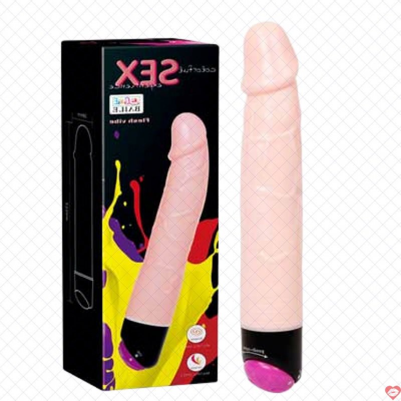 DV01H dương vật giả silicon rung ngoáy mềm mại tăng khoái cảm nữ 