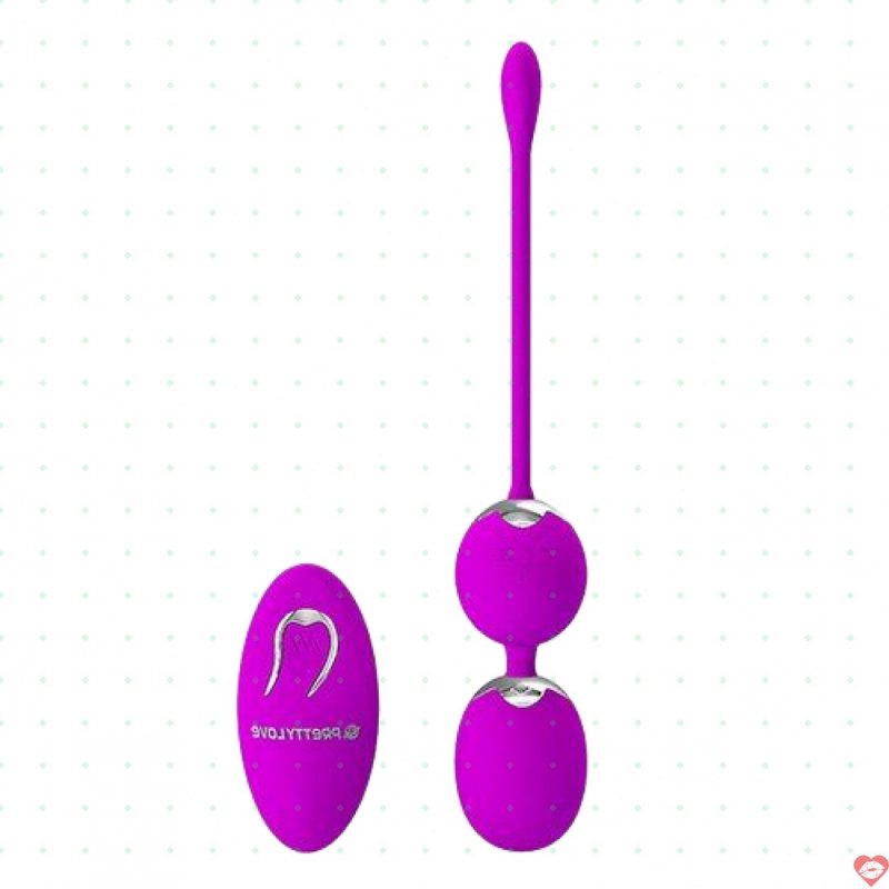 Bóng massage âm đạo Prettylove Willie 12 chế độ rung điều khiển 