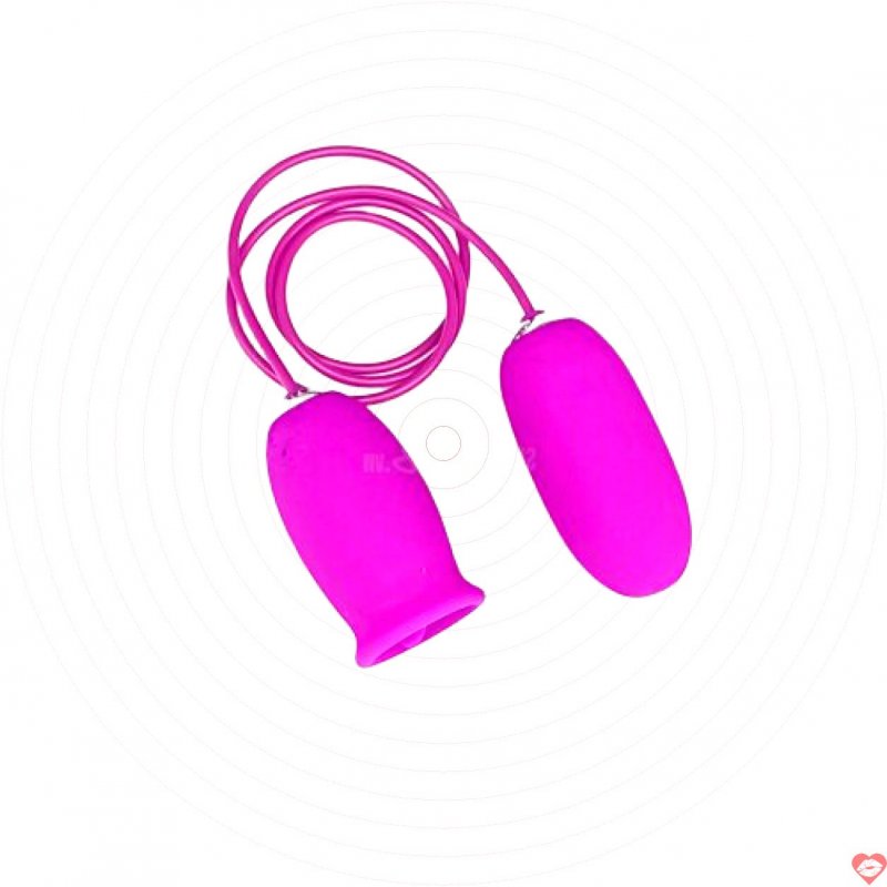 Pretty Love Daisy trứng hai đầu rung liếm đa chế độ silicone an toàn 