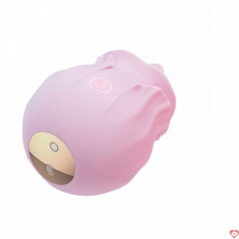 Máy rung liếm âm vật OMYSKY hoa hồng, silicone an toàn, tăng khoái cảm 