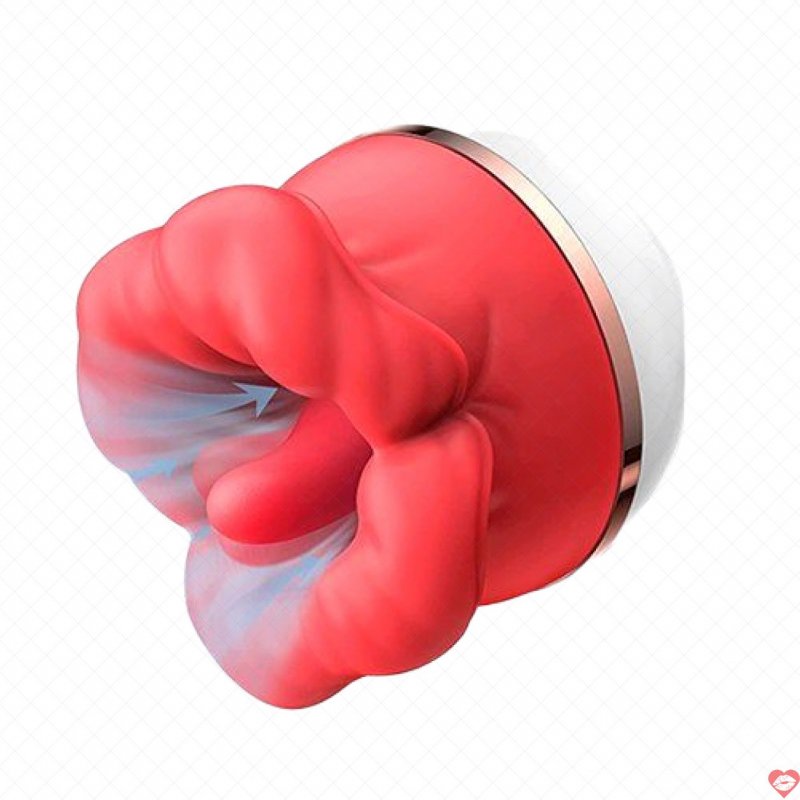 Máy rung liếm bú mút âm vật đỏ Big Mouth Rose kích thích khoái cảm 