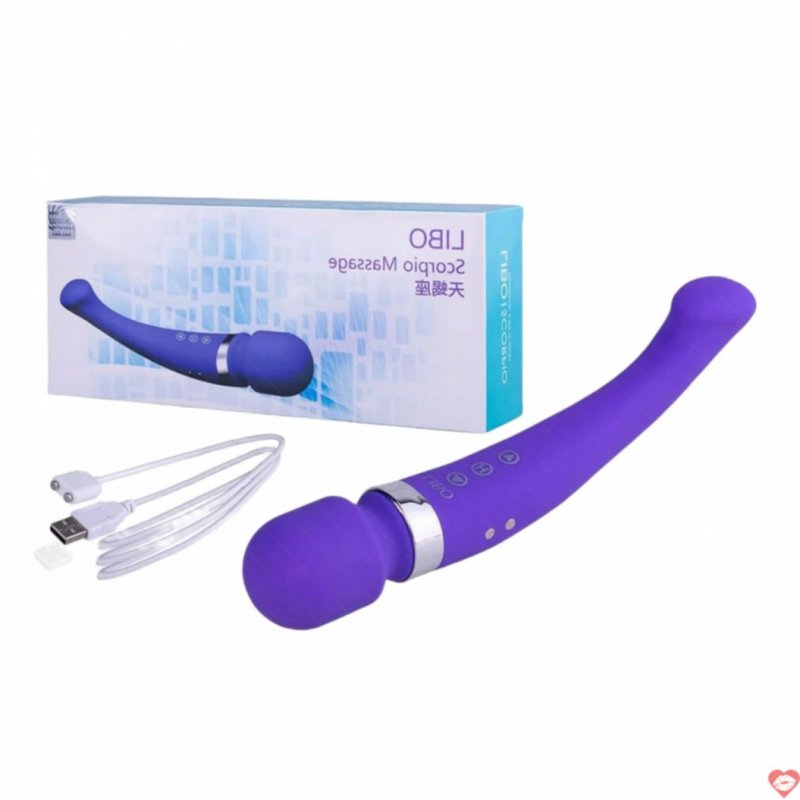 Máy massage 2 đầu Libo Scorpio rung đa chế độ tăng khoái cảm 