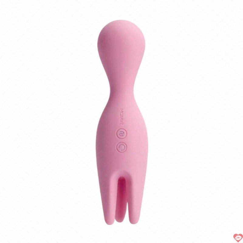 Máy massage Svakom Nymph 2 đầu silicon mềm mại, 5 chế độ rung kích thích 