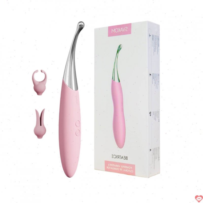 Máy massage Svakom Beatrice silicon mềm 5 chế độ rung kích thích 