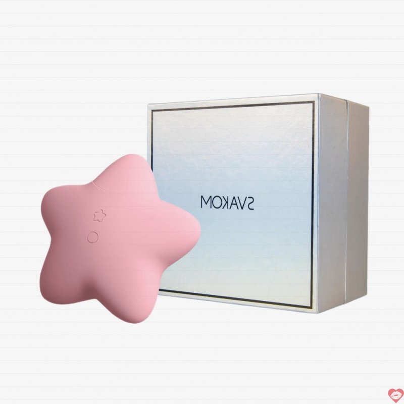 Máy massage Svakom Peach Star silicon mềm 10 chế độ rung hút mạnh 