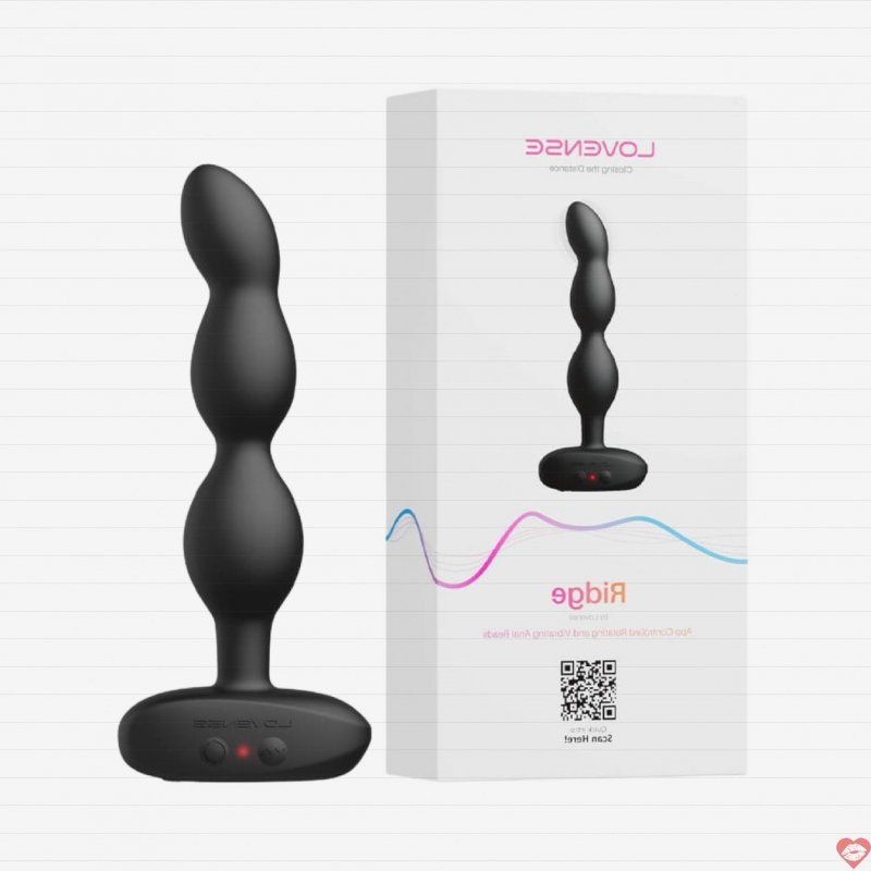 Lovense Ridge máy massage hậu môn rung đa chế độ silicon cao cấp 