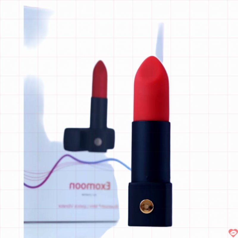 Lovense Exomoon Máy Rung Son Môi Bluetooth Kín Đáo Đa Chức Năng 