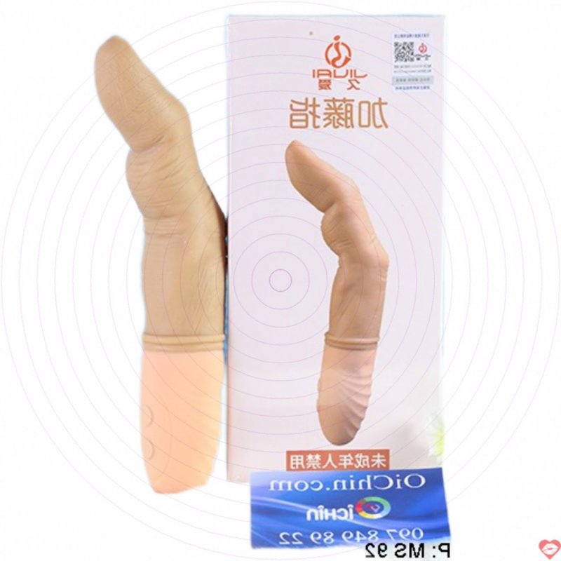 Ngón tay rung JIUAI siêu mềm ấm nóng tăng khoái cảm 