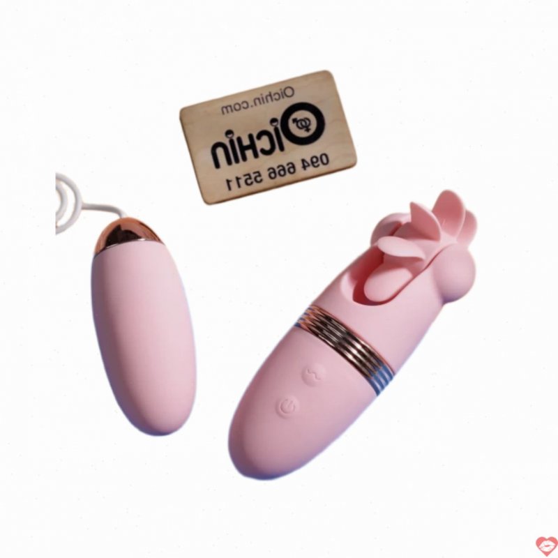 Manmiao Sweetheart máy massage 4 in 1 rung liếm xoay thổi cho nữ