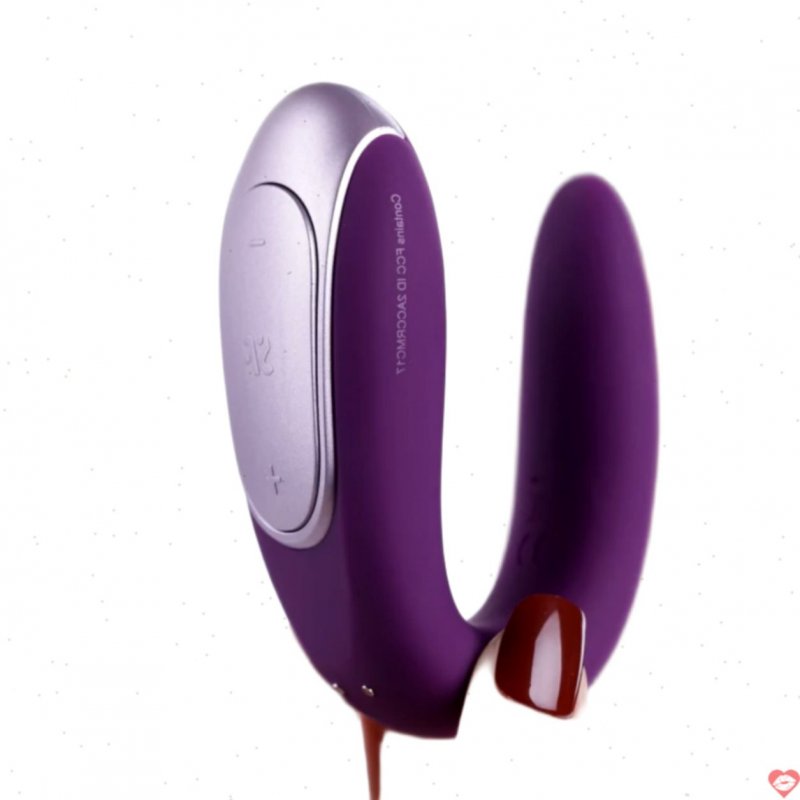 Satisfyer Double Fun máy rung 2 đầu kết nối app điều khiển từ xa