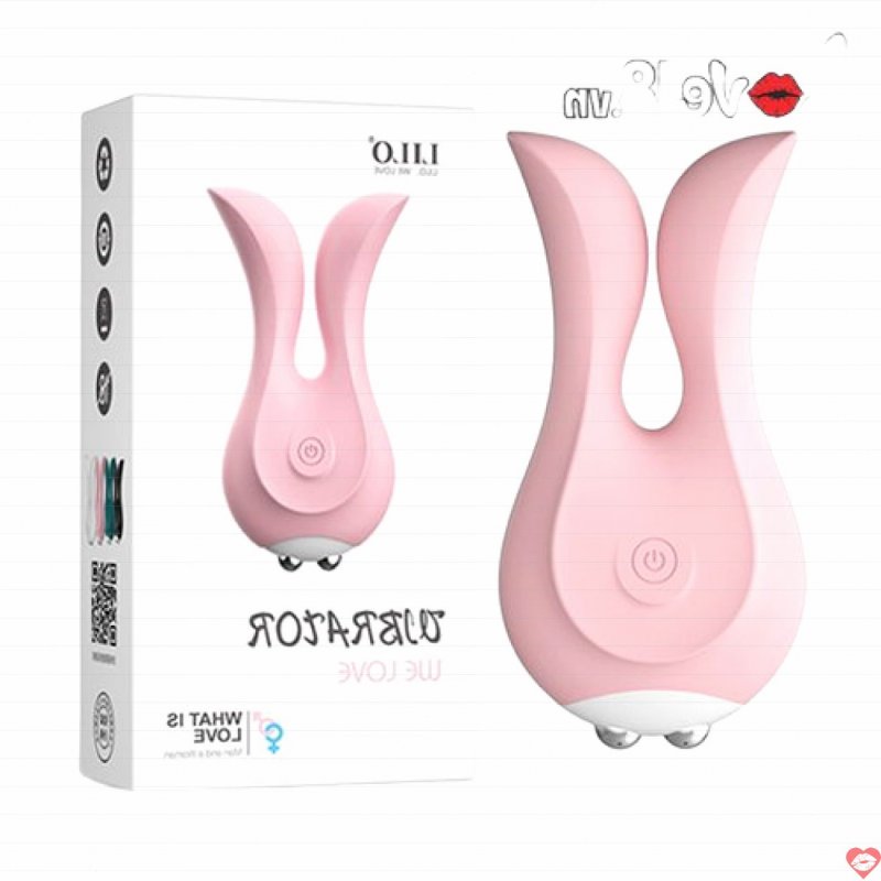 Máy rung massage âm vật và âm đạo hình tai thỏ Lilo