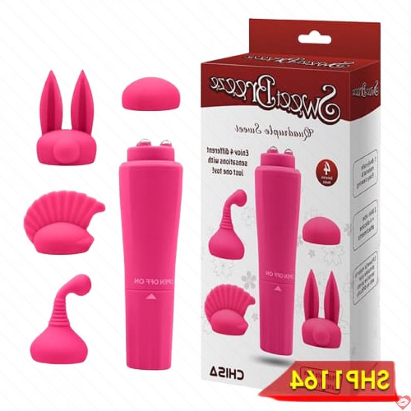 Sweet Breeze – Máy Rung Sextoy 3 Đầu Phụ Đa Năng - SHP1164