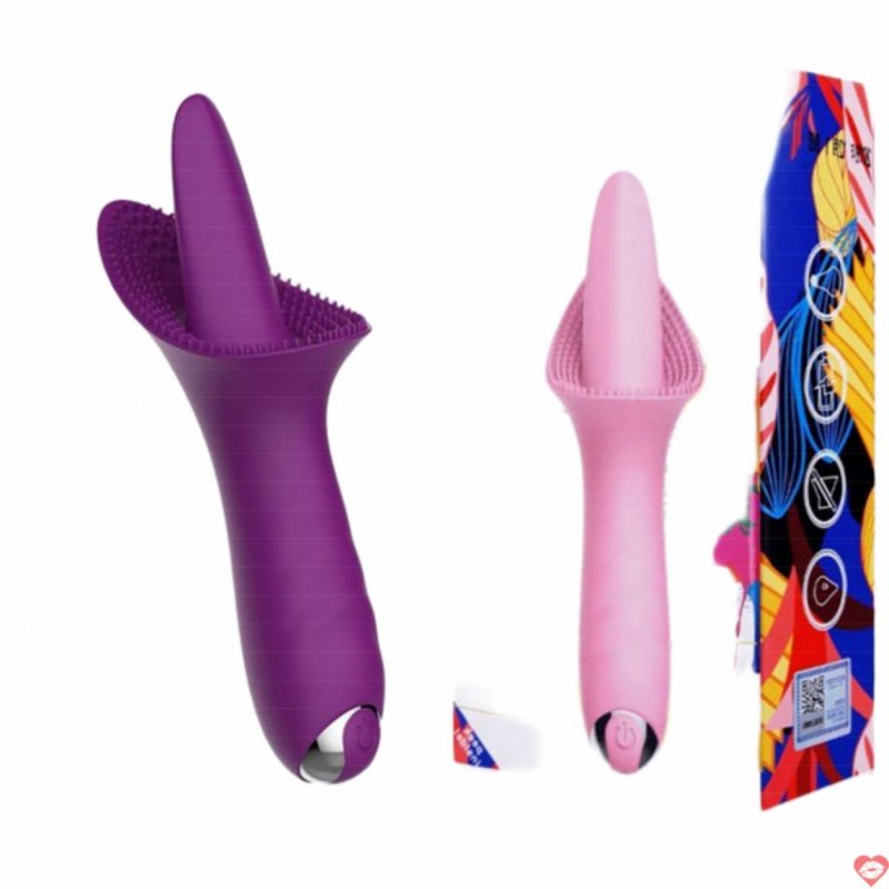 Máy mát-xa liếm âm đạo cao cấp 10 chế độ rung gai mềm kích thích 