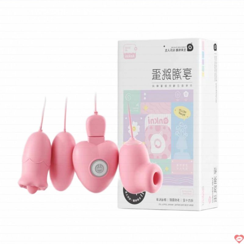 Trứng Rung 3in1 Anki Hút Liếm Tăng Khoái Cảm Sẵn Sàng 