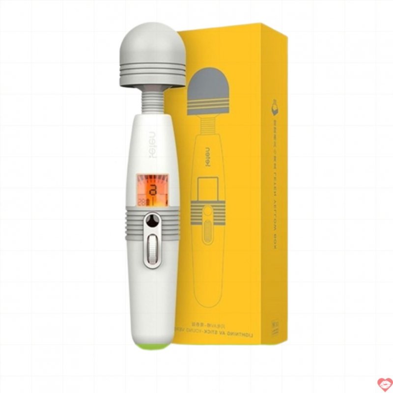 Chày massage điểm G có sưởi ấm màn hình LCD Leten Lightning AV