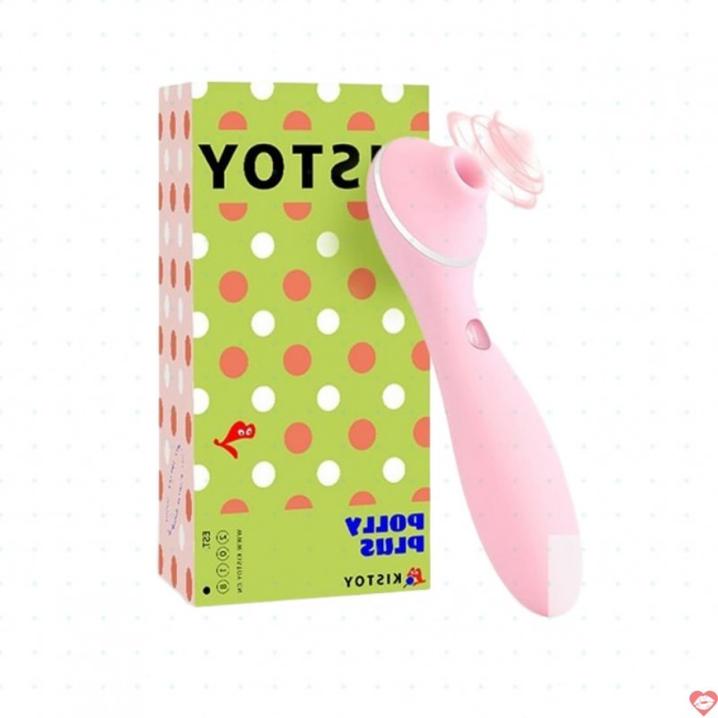 Máy massage vùng kín có rung hút siêu mạnh Kistoy Polly Plus