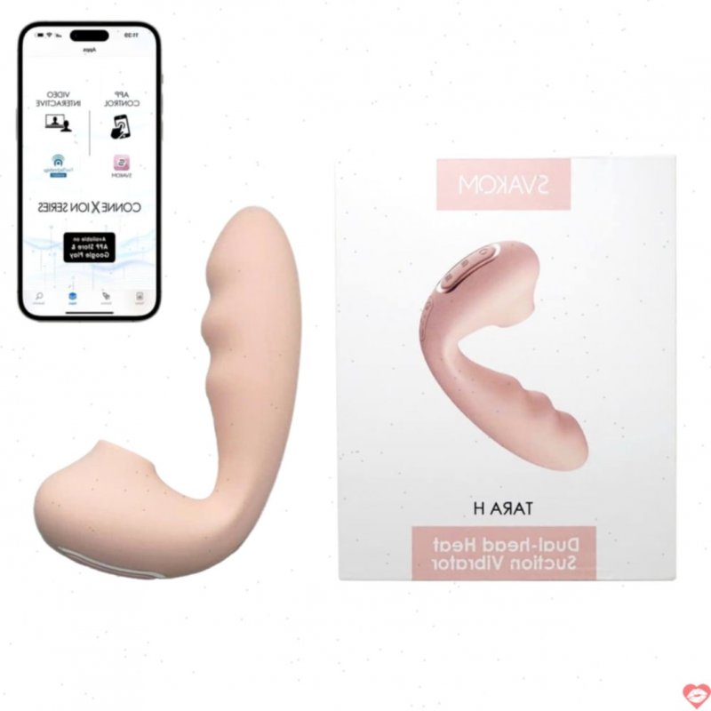 Svakom Tara H máy mát xa vùng kín có rung hút sưởi ấm kết nối App
