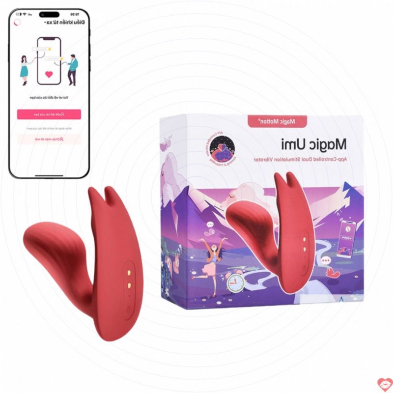 Sex toy nữ massage vùng kín điều khiển từ xa qua App Magic Motion Umi