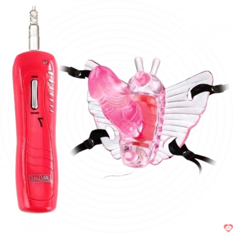 Máy rung vùng kín có dây đeo Pretty Love Butterfly Mini